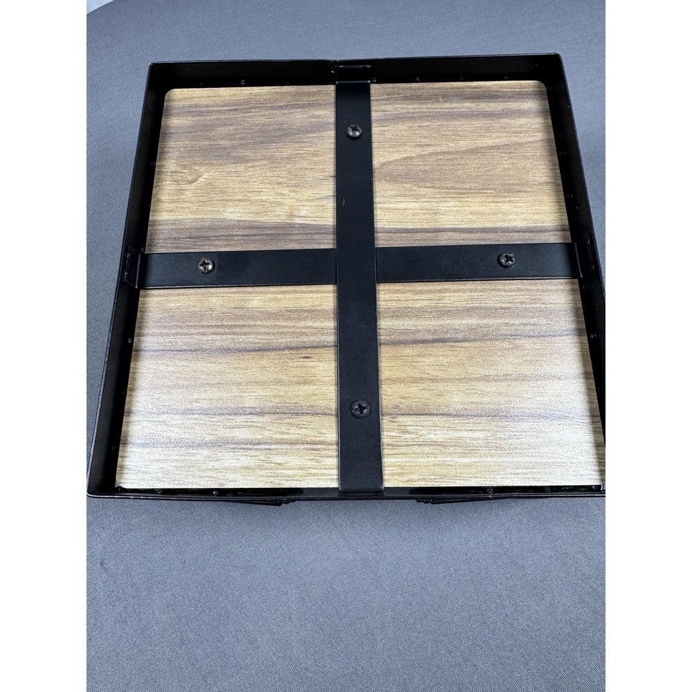 Napkin Holder Decorative Modern Wood Base for Restaurant Kitchen‎ Living Room - Picture 4 of 4